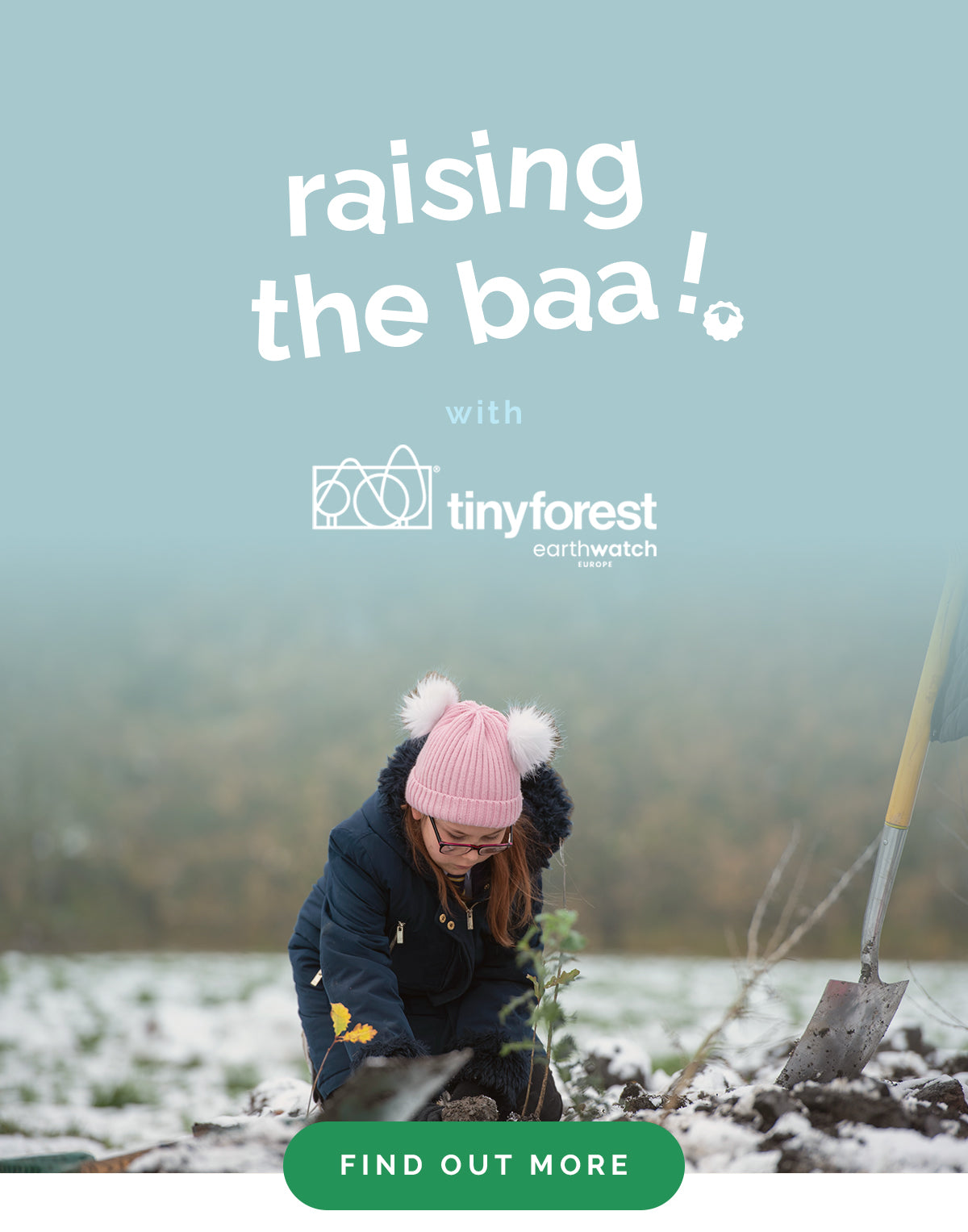 Raising the Baa with Earthwatch Tinyforest