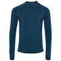 Mens 160 Merino Active Long Sleeve Crew (Petrol)