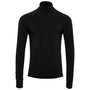 Mens 160 Merino Active Roll Neck (Black)