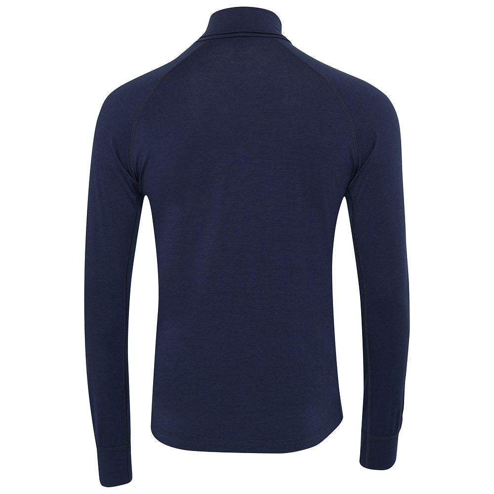 Isobaa | Mens 160 Merino Active Roll Neck (Navy) | Embrace the chill in style with our Men's 160 Merino Active Roll Neck, crafted from 160g 18.5 micron superfine merino wool