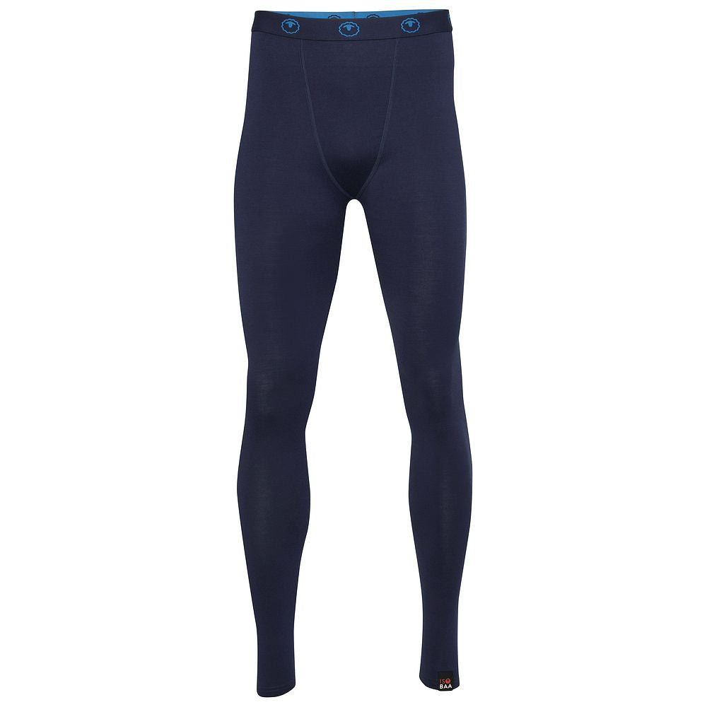 Isobaa | Mens 260 Merino Active Tights (Navy) | Gear up for cold weather with the Men's 260 Merino Active Tights, designed to keep you warm, dry, and comfortable during your most demanding activities