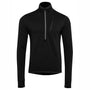 Mens 260 Merino Blend Grid Fleece (Black)