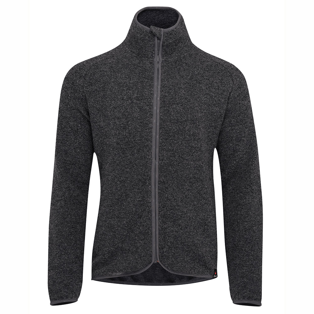 Isobaa | Mens 420 Merino Blend Borg Fleece (Smoke) | Made from superfine 260gm loop back Merino, this mid-weight sweatshirt is ideal for throwing on after a run or just relaxing in at the weekend, a true wardrobe staple