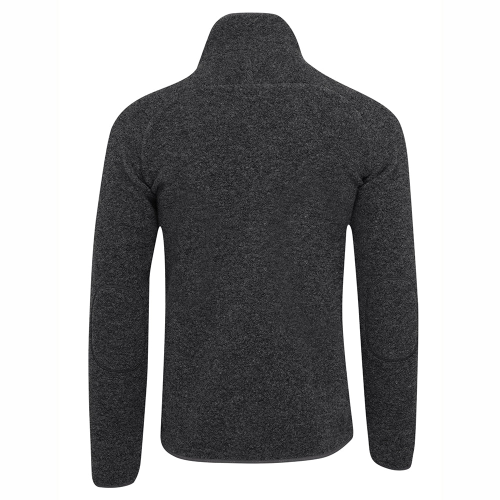 Isobaa | Mens 420 Merino Blend Borg Fleece (Smoke) | Made from superfine 260gm loop back Merino, this mid-weight sweatshirt is ideal for throwing on after a run or just relaxing in at the weekend, a true wardrobe staple