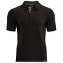 Mens Merino 180 Short Sleeve Polo Shirt (Black)