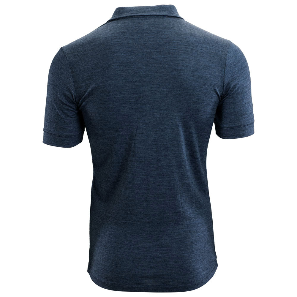 Isobaa | Mens Merino 180 Short Sleeve Polo Shirt (Black) | The ultimate Merino wool polo — perfect for weekend hikes, bike commutes, post-adventure coffee stops, office days, and everything in-between.