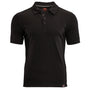 Mens Merino 180 Short Sleeve Polo Shirt (Plain Black)