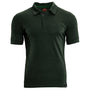 Mens Merino 180 Short Sleeve Polo Shirt (Plain Forest)