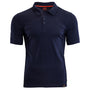 Mens Merino 180 Short Sleeve Polo Shirt (Plain Navy)