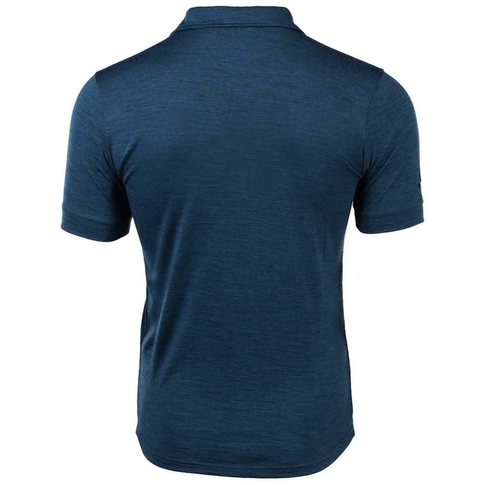 Isobaa |Mens Merino 180 Short Sleeve Polo Shirt (Plain Petrol) | The ultimate Merino wool polo – perfect for weekend hikes, bike commutes, post-adventure coffee stops, office days, and everything in-between.