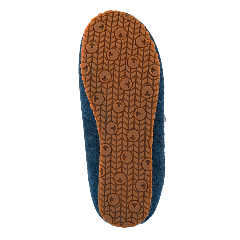 Isobaa | Merino Blend Slipper Boots (Petrol) | Relax in comfort in an optimal blend of merino & polyester, offering both cosy warmth and lasting durability.