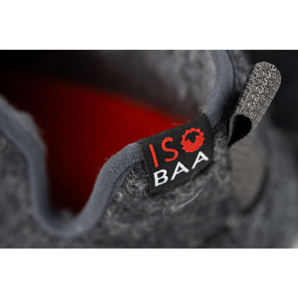 Isobaa | Merino Blend Slipper Boots (Smoke) | Relax in comfort in an optimal blend of merino & polyester, offering both cosy warmth and lasting durability.