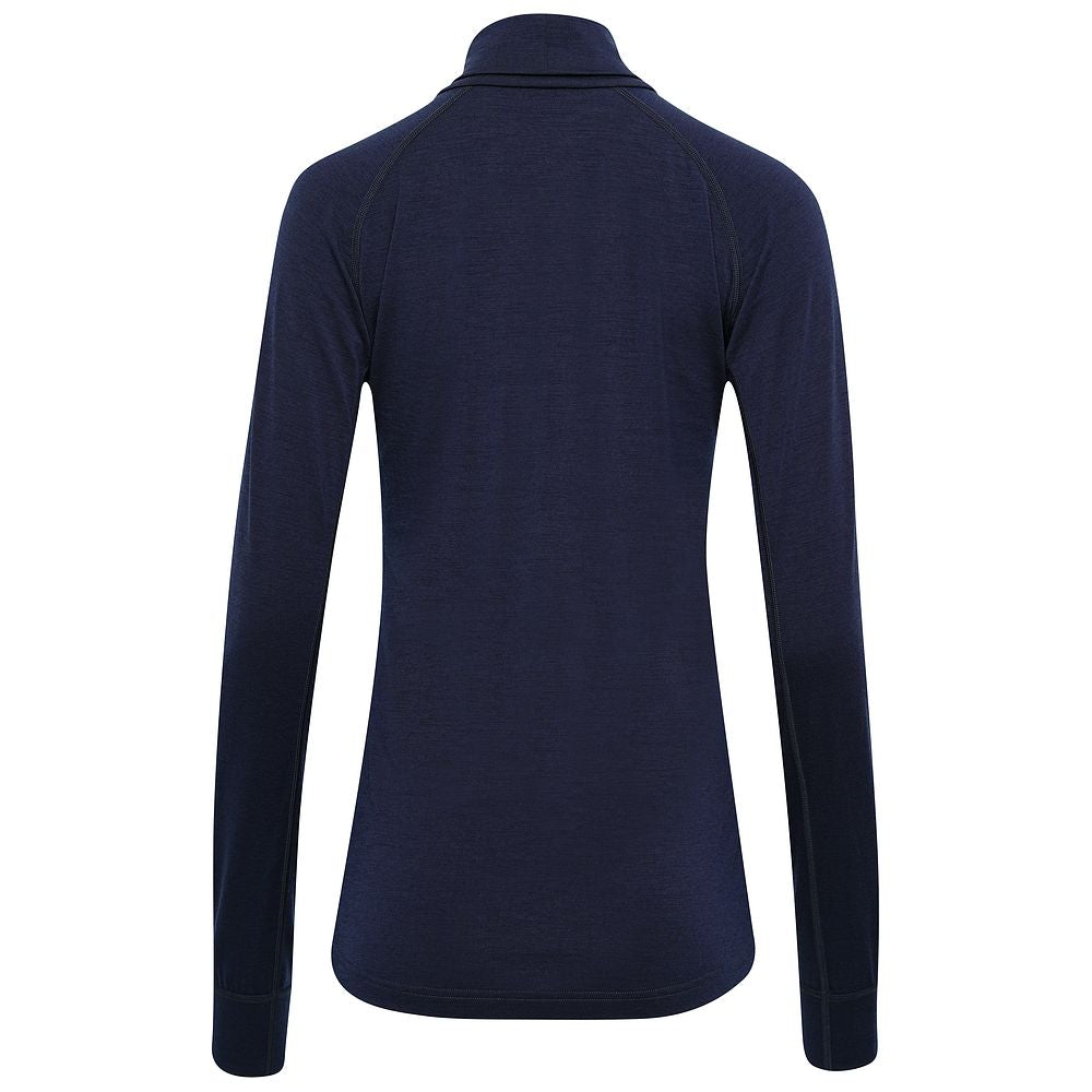 Isobaa | Womens 160 Merino Active Roll Neck (Navy) | Embrace the chill in style with our Women's 160 Merino Active Roll Neck, crafted from 160g 18.5 micron superfine merino wool