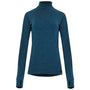 Womens 160 Merino Active Roll Neck (Petrol)