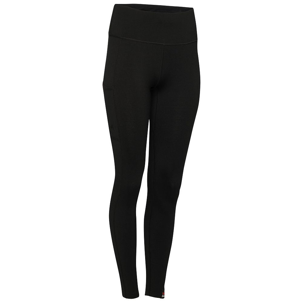 Isobaa | Womens 260 Merino Active Tights (Black) | Gear up for cold weather with the Women's 260 Merino Active Tights, designed to keep you warm, dry, and comfortable during your most demanding activities