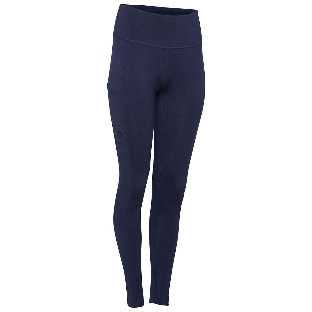 Isobaa | Womens 260 Merino Active Tights (Navy) | Gear up for cold weather with the Women's 260 Merino Active Tights, designed to keep you warm, dry, and comfortable during your most demanding activities