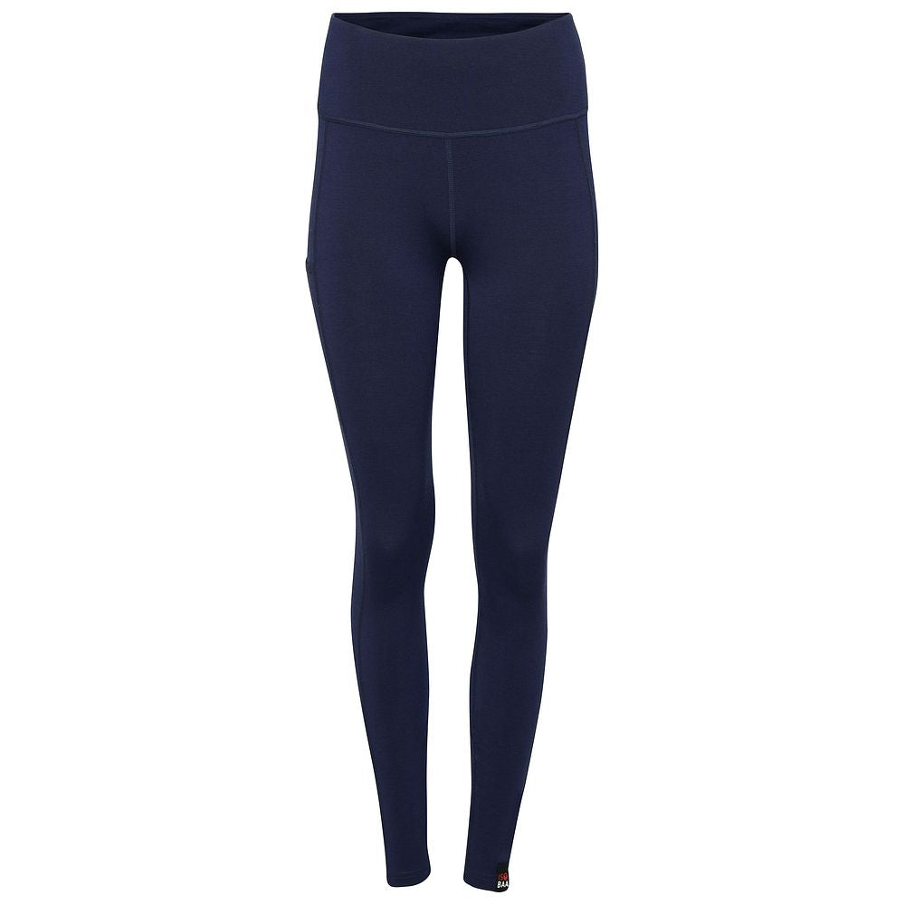 Isobaa | Womens 260 Merino Active Tights (Navy) | Gear up for cold weather with the Women's 260 Merino Active Tights, designed to keep you warm, dry, and comfortable during your most demanding activities