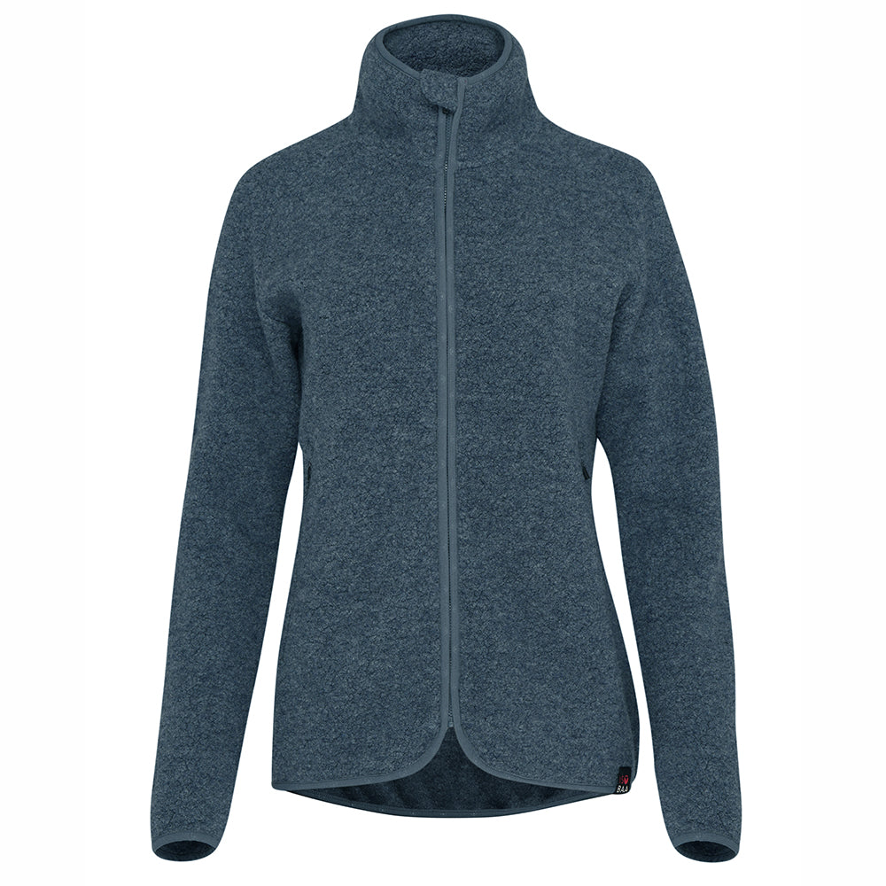 Isobaa | Womens 420 Merino Blend Borg Fleece (Ocean) | Made from superfine 260gm loop back Merino, this mid-weight sweatshirt is ideal for throwing on after a run or just relaxing in at the weekend, a true wardrobe staple