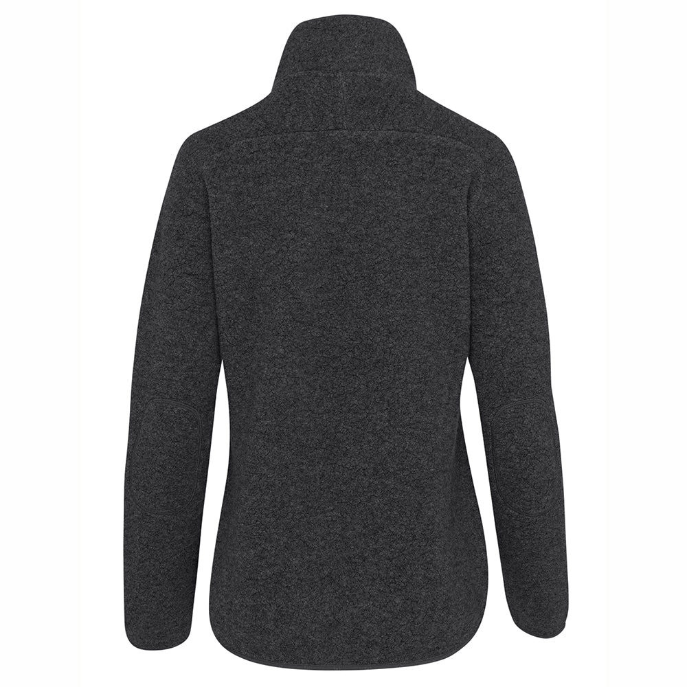 Isobaa | Womens 420 Merino Blend Borg Fleece (Smoke) | Made from superfine 260gm loop back Merino, this mid-weight sweatshirt is ideal for throwing on after a run or just relaxing in at the weekend, a true wardrobe staple