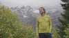 Isobaa | Mens 160 Merino Active Long Sleeve Crew (Lime) | Elevate your active wardrobe with our Men's 160 Merino Active Long Sleeve Crew, expertly crafted from 160g 18.5 micron superfine merino wool | Model: Baudoin