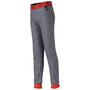 Junior Merino Blend 200 Leggings (Charcoal/Orange)