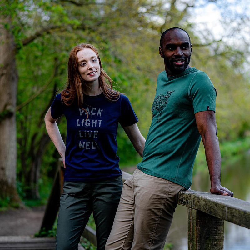 Isobaa | Mens Merino 150 Sheep Tee (Green) | Gear up for everyday adventures in Isobaa's superfine Merino Tee.