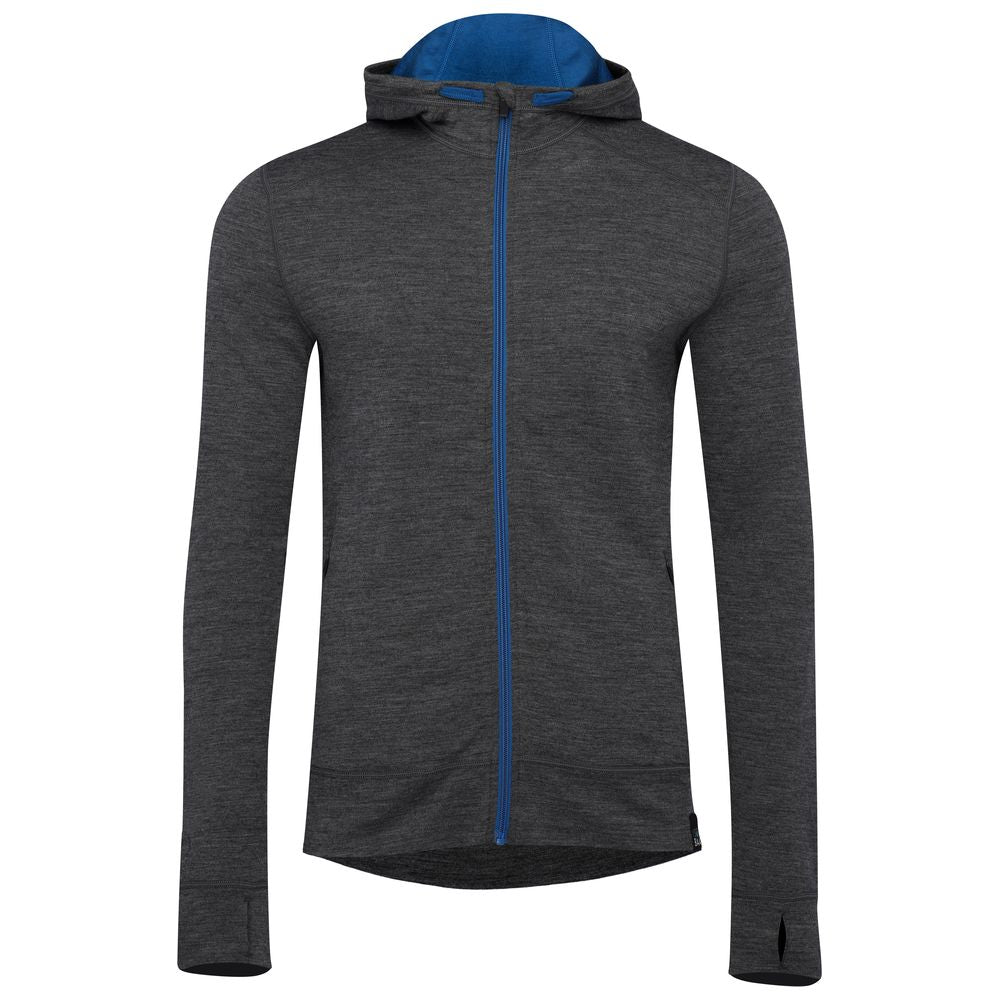 Men's merino quantum ii long sleeve zip hood online jacket