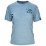 Womens Merino 150 Logo Tee (Sky)