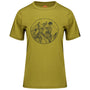 Womens Merino 150 Mountains Tee (Lime)