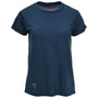 Womens Merino 150 Roll Sleeve Tee (Petrol)