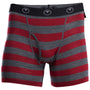 Mens Merino 180 Boxers (Smoke/Red)