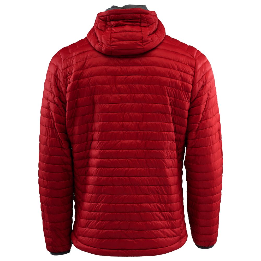 Mens Merino Wool Insulated Jacket Red Smoke