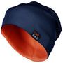 Merino 230 Beanie Hat (Navy/Orange)